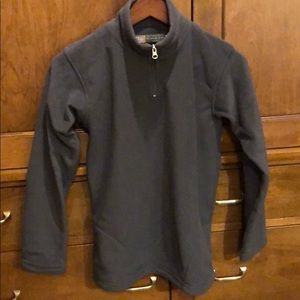 Kid’s 1/4 fleece army green